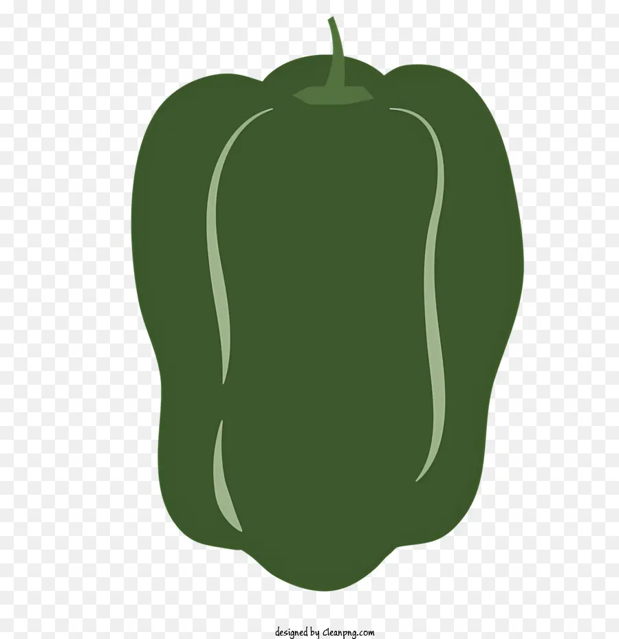 Pimiento Verde，Imagen En Blanco Y Negro PNG