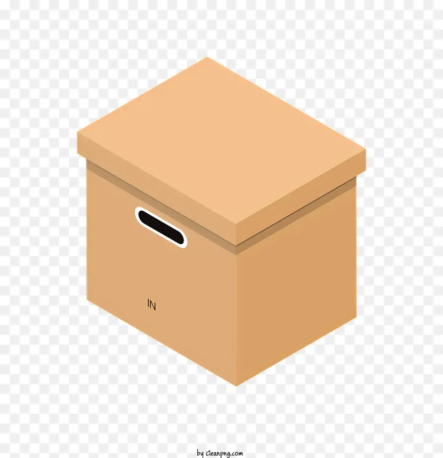 Caja De Cartón Marrón，Pequeño Agujero PNG