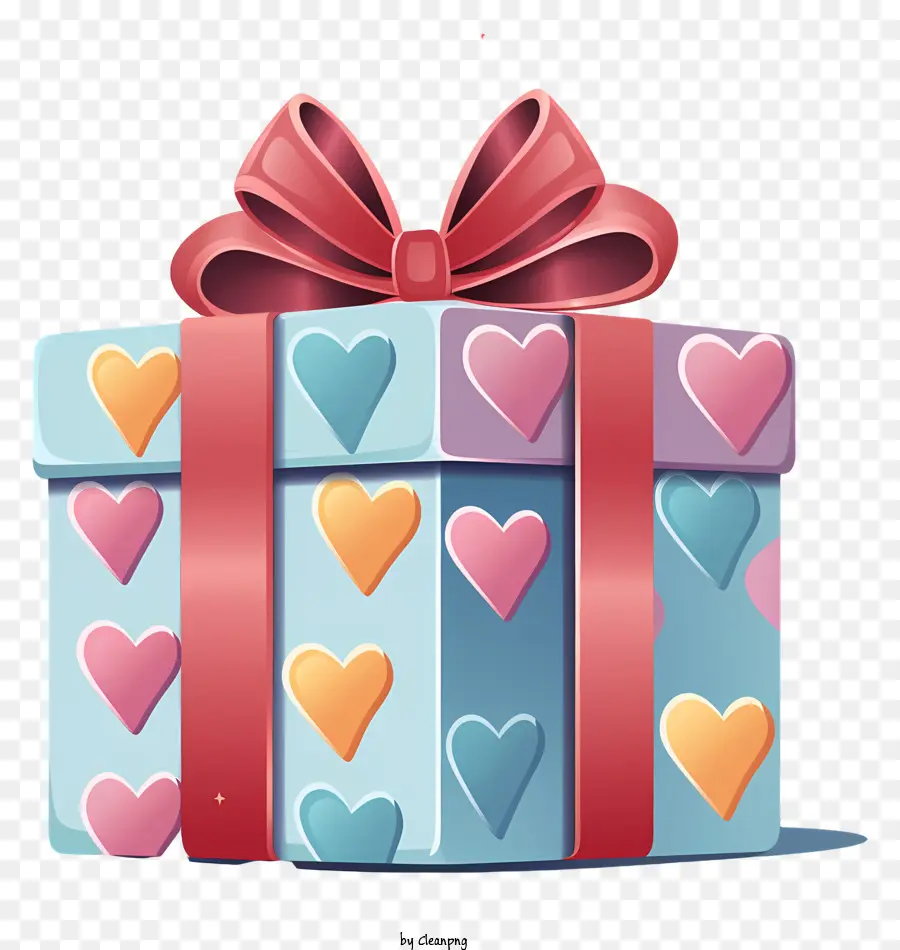 Caja De Regalo，Caja De Regalo Con Corazon PNG