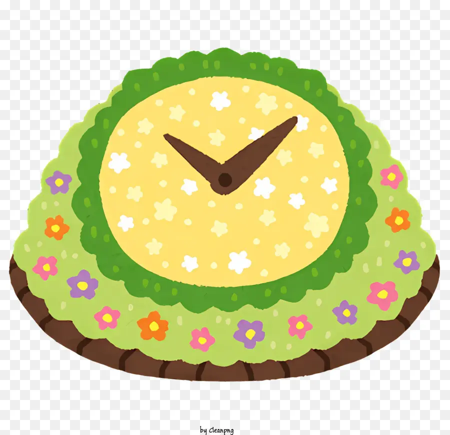 Naturaleza，Reloj De Flores PNG