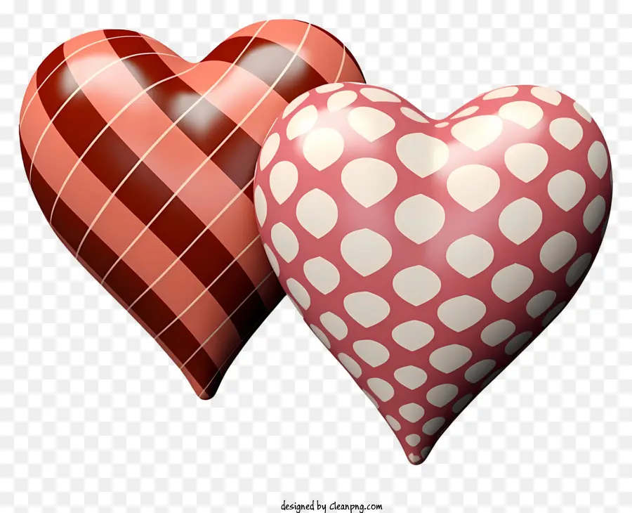 Chocolate，Corazones A Cuadros PNG