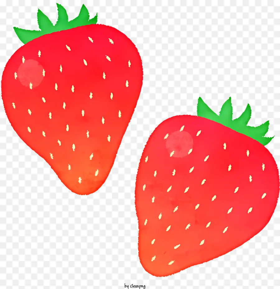 Fresas Maduras，El Rojo De Las Fresas PNG