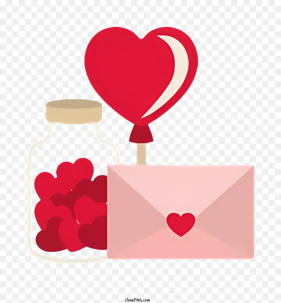 Correo，Heartshaped Globo PNG