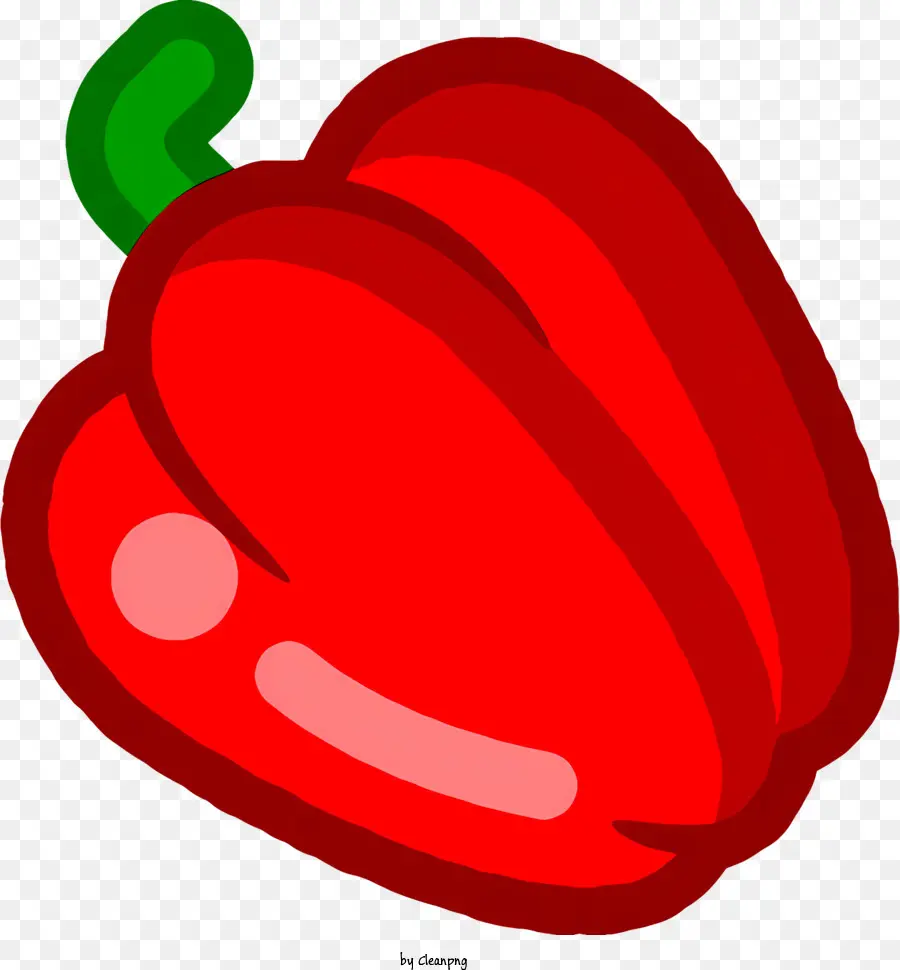 Pimiento Rojo，Vista Lateral PNG