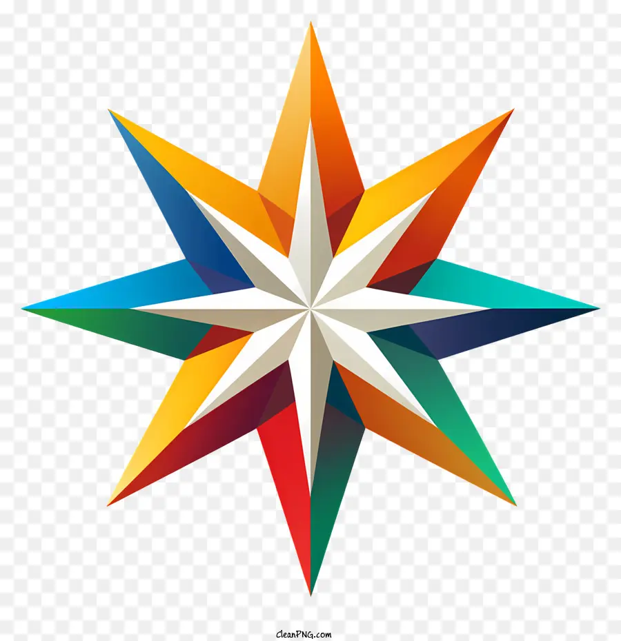 Epifanía，Estrella Colorida PNG