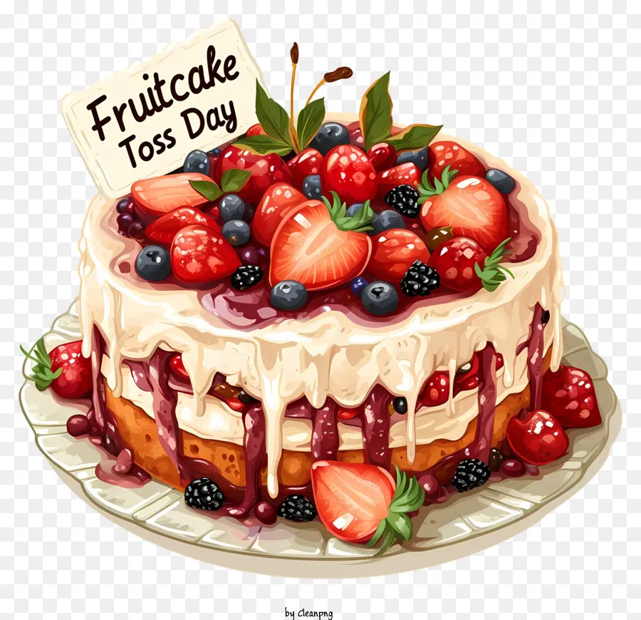 Día Del Lanzamiento De Pastel De Frutas，Pastel De Frutas PNG