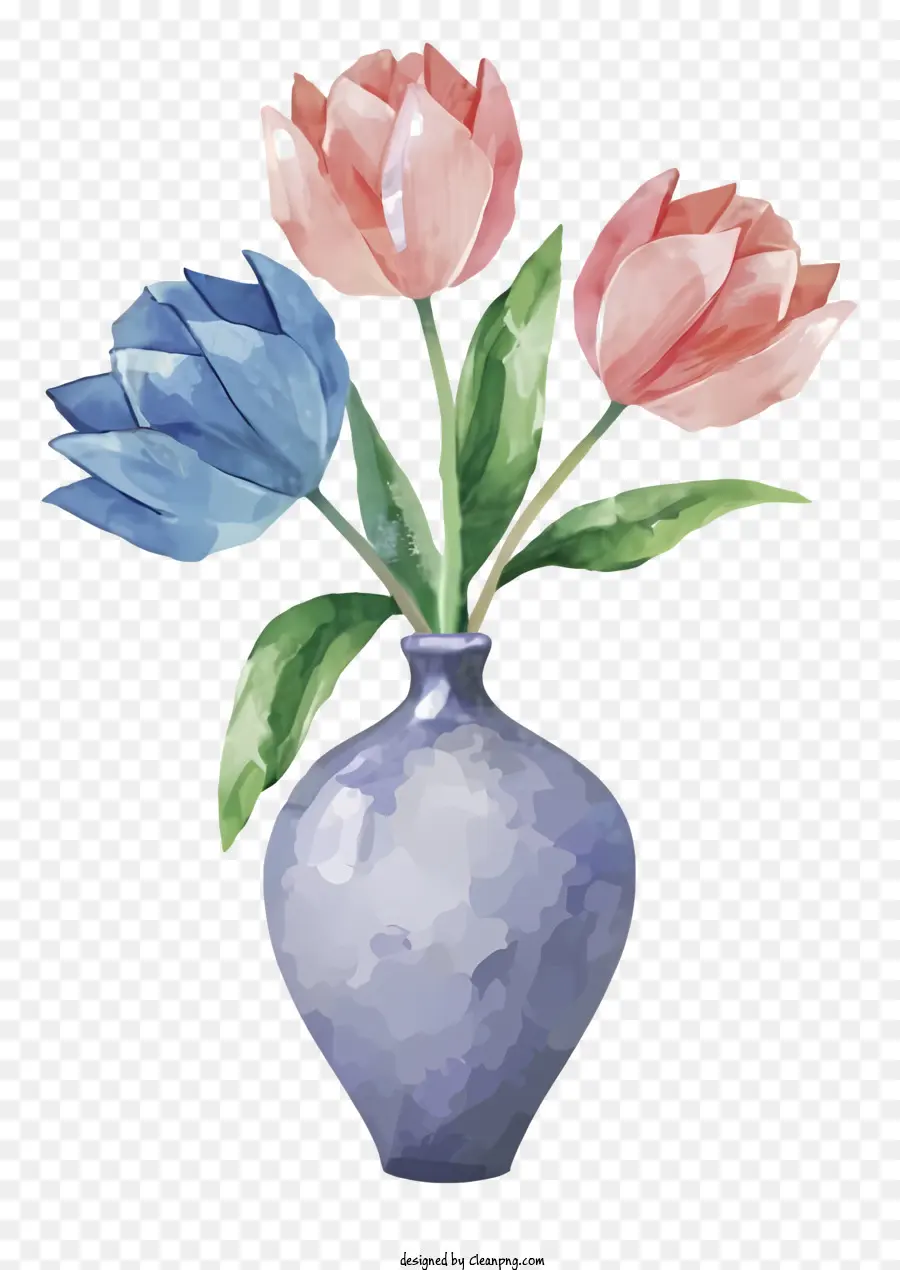 Dibujos Animados，Flores En Florero PNG