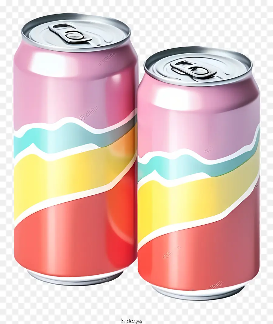 Lata De Cerveza Pastel，Latas De Gaseosa PNG