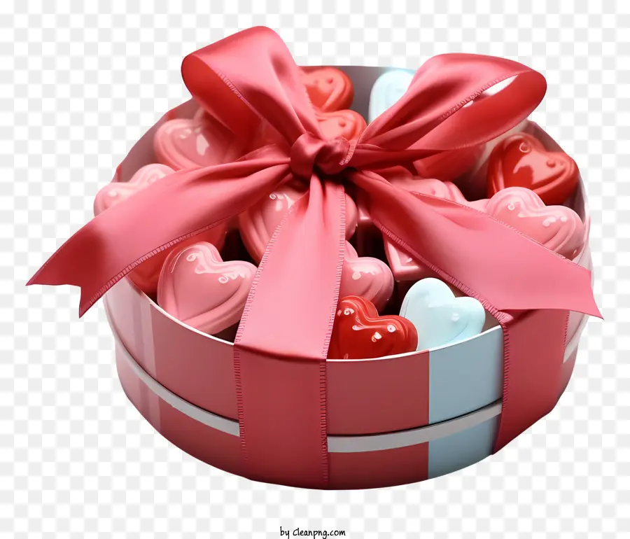 Caja De Regalo，Heartshaped Cuadro PNG