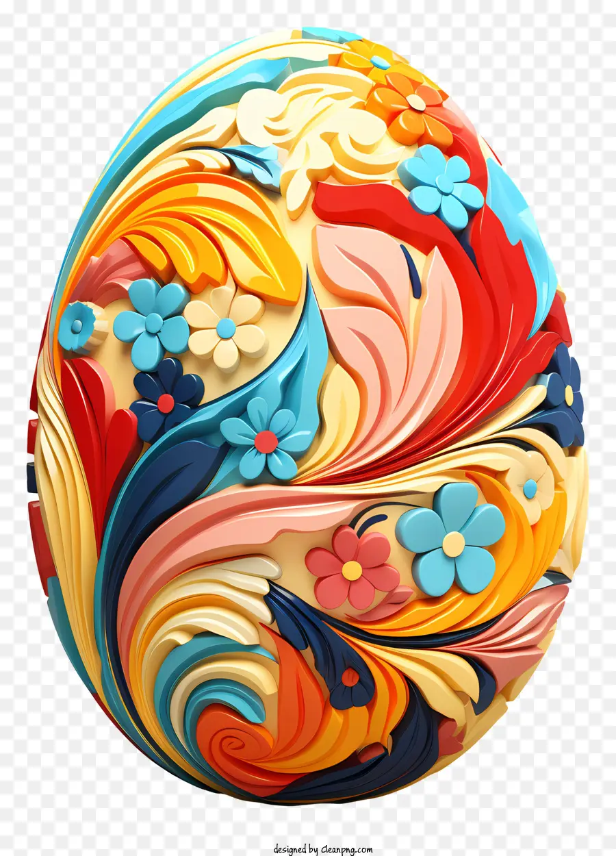 Huevo De Pascua，Decoración De Huevos De Papel PNG