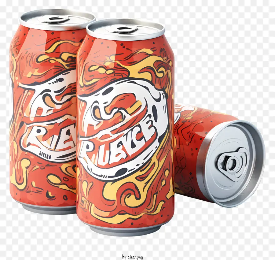 Lata De Cerveza De Dibujos Animados，Refresco Enlatado PNG