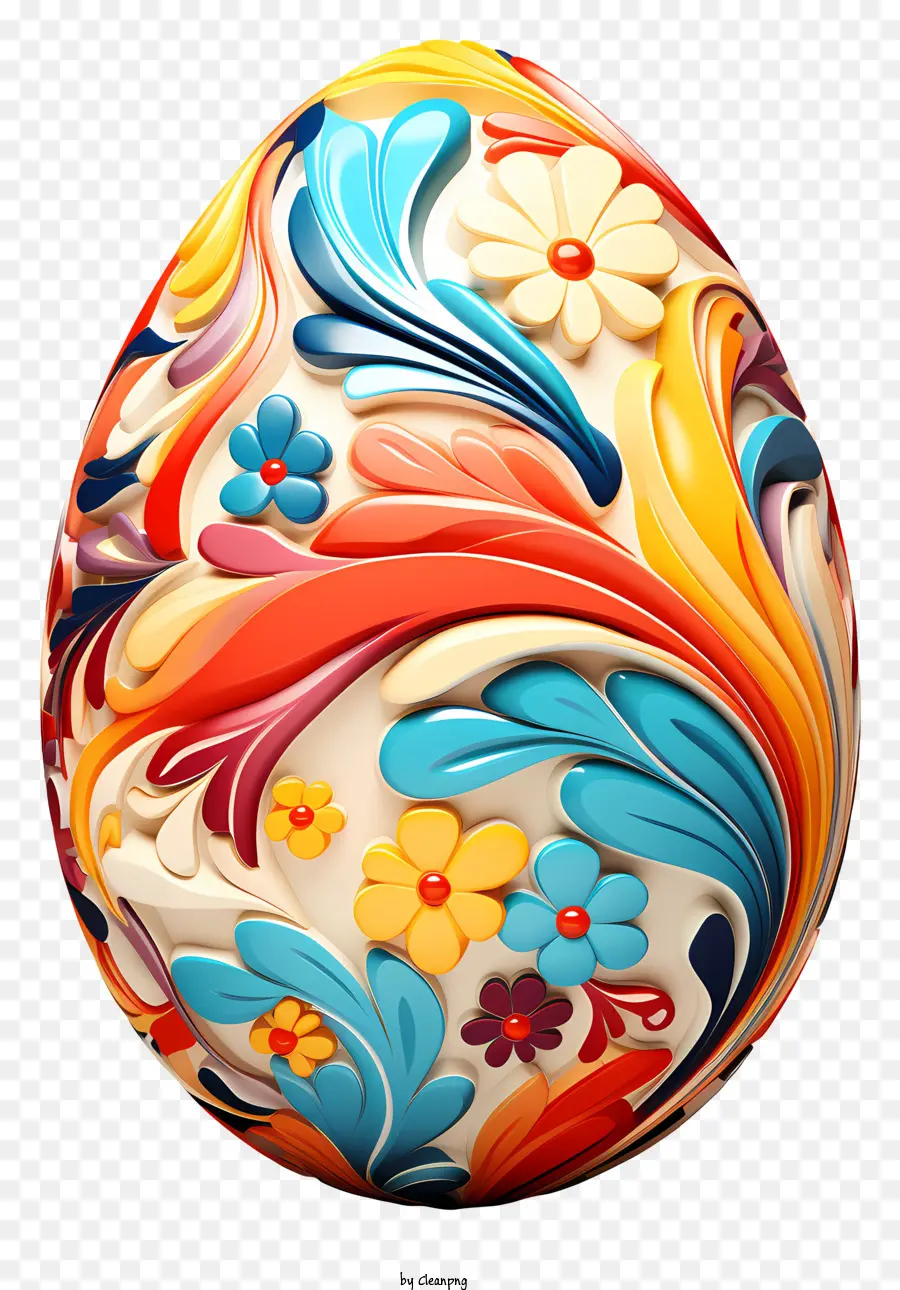 Huevo De Pascua，Huevo Ornamentado PNG