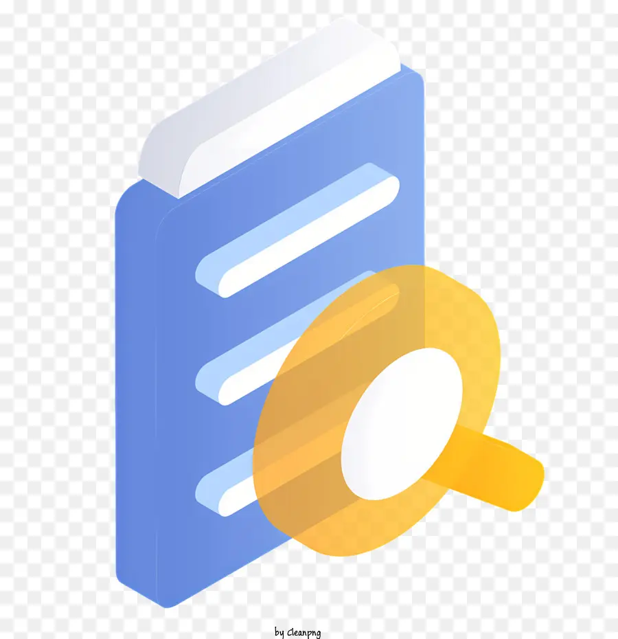 Icono，Documento Con Lupa PNG