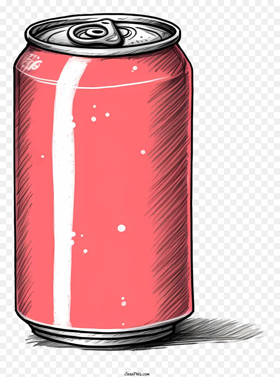 Lata De Cerveza Dibujada A Mano，Coca Cola PNG