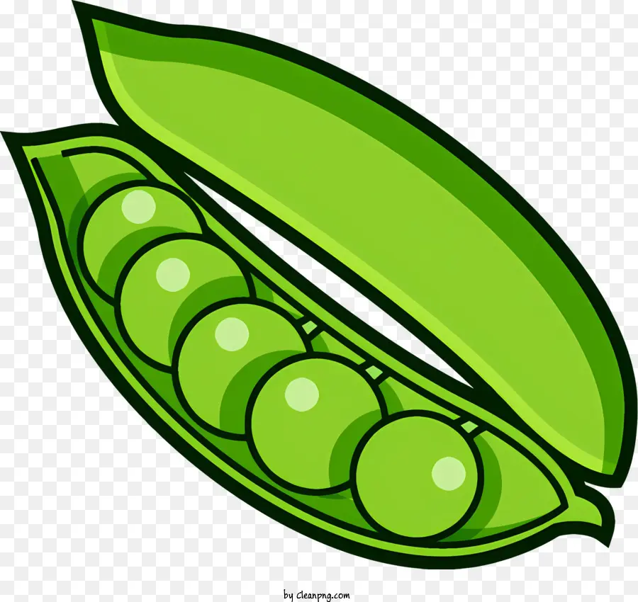 Vaina De Guisantes，Guisantes Verdes PNG