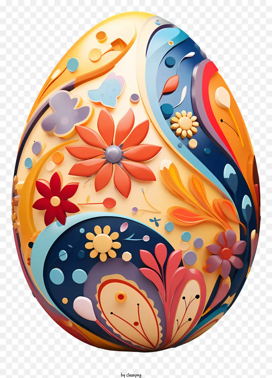 Los Huevos De Pascua，Huevo De Arte PNG