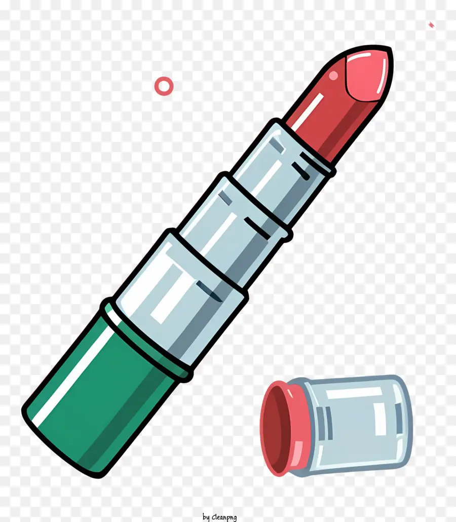 Dibujos Animados，Lápiz Labial Rojo PNG