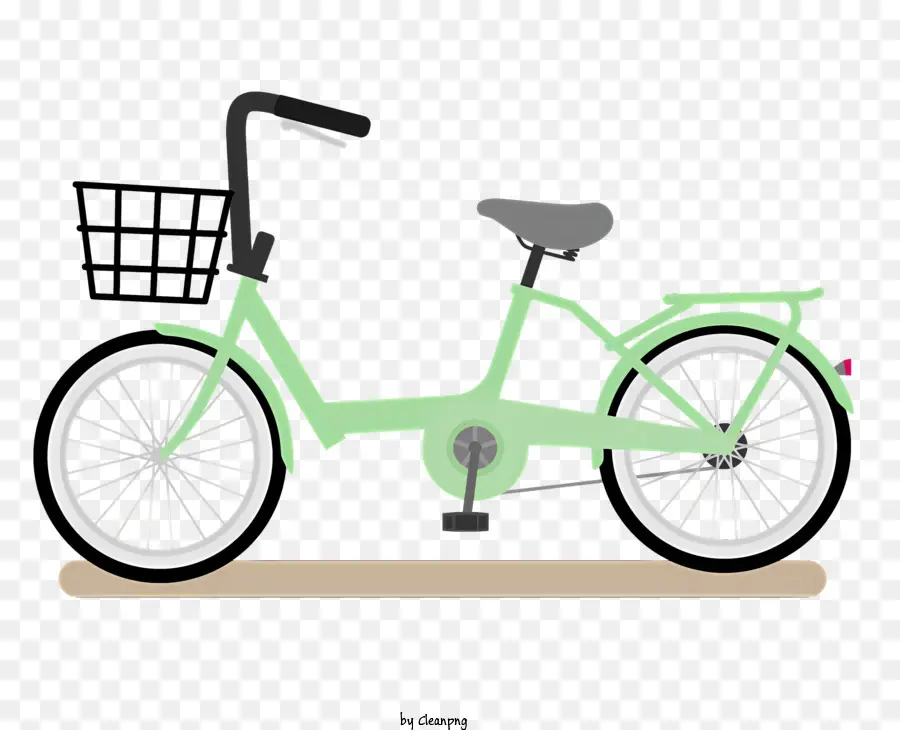 Bicicleta Verde，Estacionamiento Para Bicicletas PNG