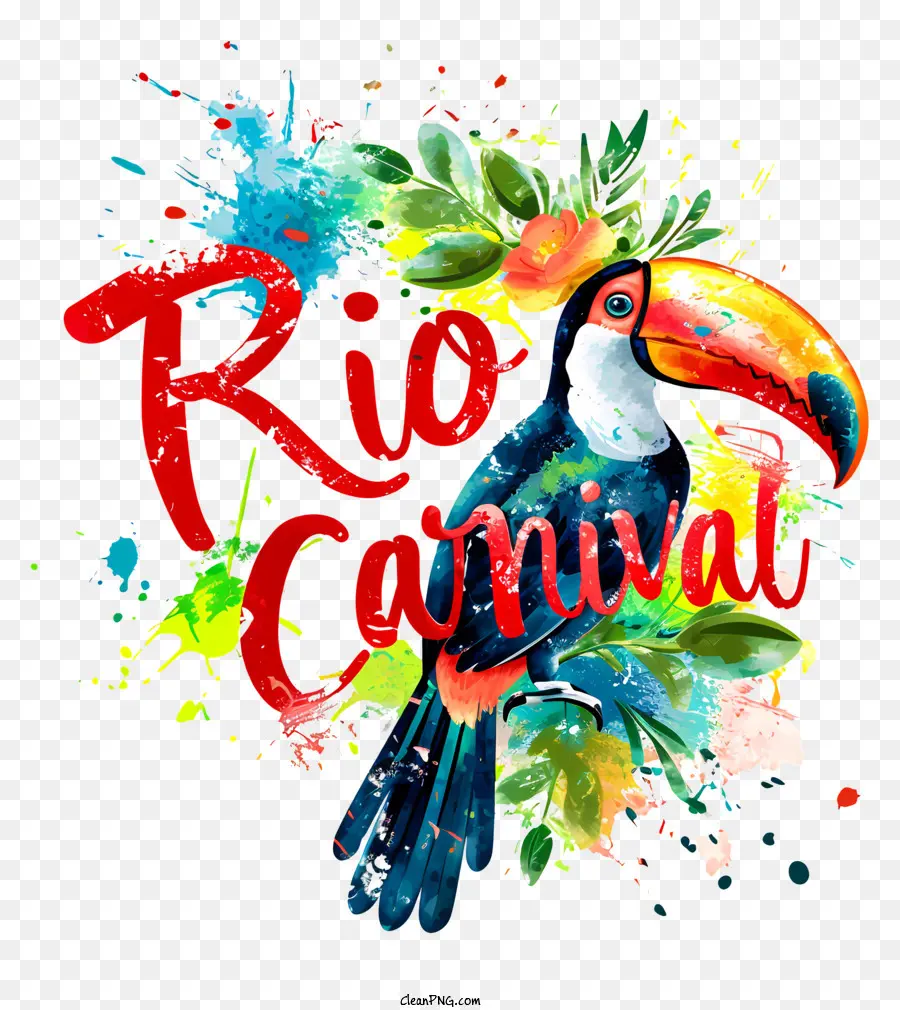 El Carnaval De Brasil，Pintura A La Acuarela PNG