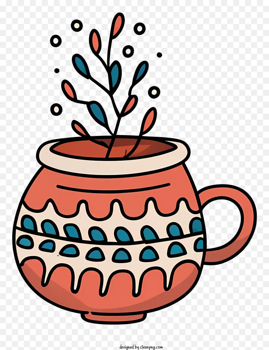 Dibujos Animados，Taza Decorativa PNG