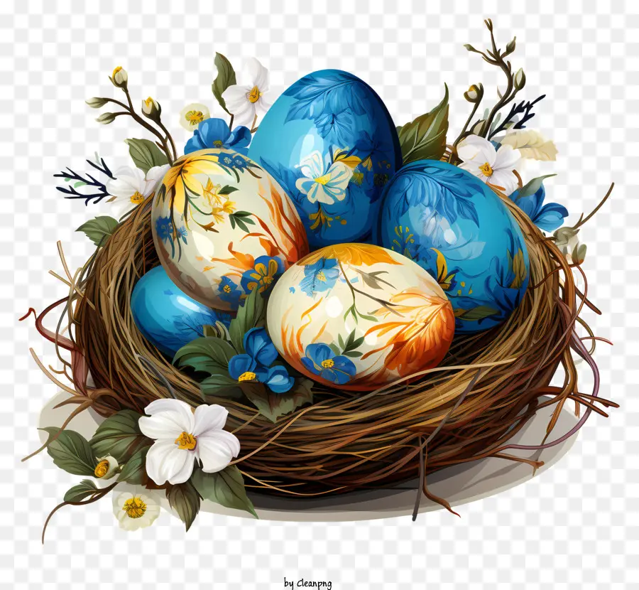 Huevo De Pascua，Huevos Decorados PNG