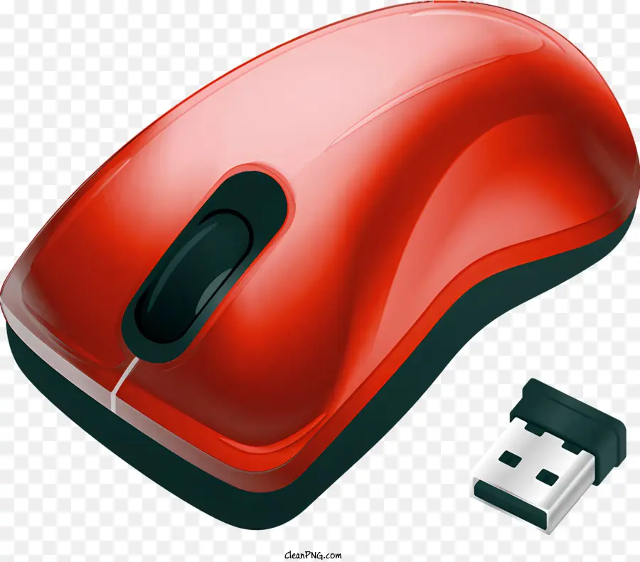 Rojo Ratón，Unidad Flash Usb PNG