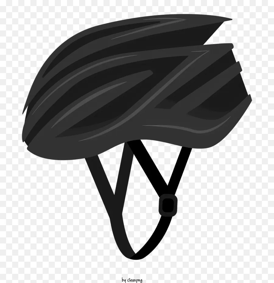 Casco De Bicicleta，Casco Negro PNG