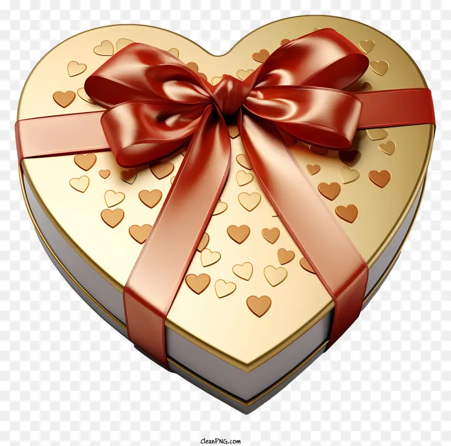 Caja De Regalo，Caja De Regalo En Forma De Corazón PNG