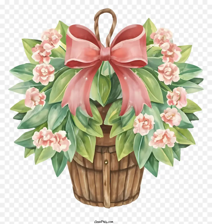 Dibujos Animados，Cesta De Flores PNG