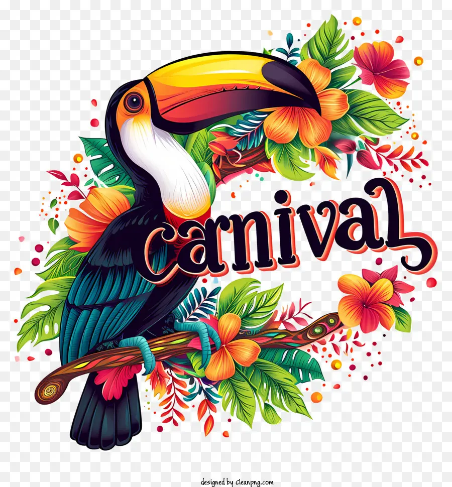 El Carnaval De Brasil，De Aves Tropicales PNG