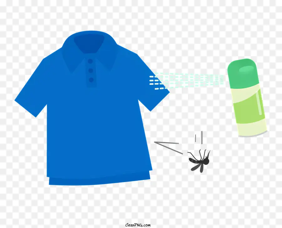 El Azul De La Camisa De Polo，Desinfectante De Manos PNG
