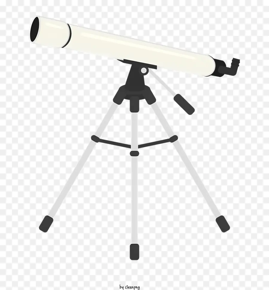 Telescopio，En Blanco Y Negro PNG