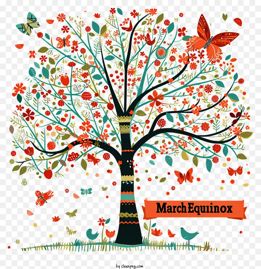 Equinoccio De Marzo，Árbol PNG