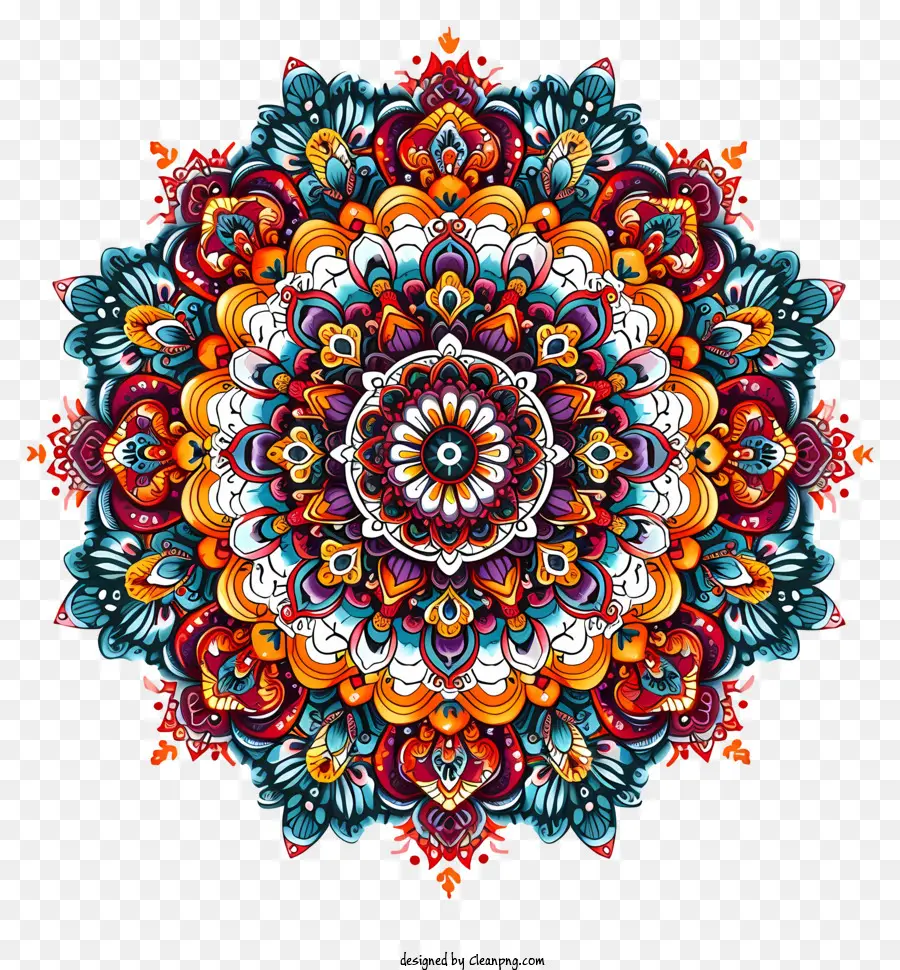 Mandala，Diseño Adornado PNG