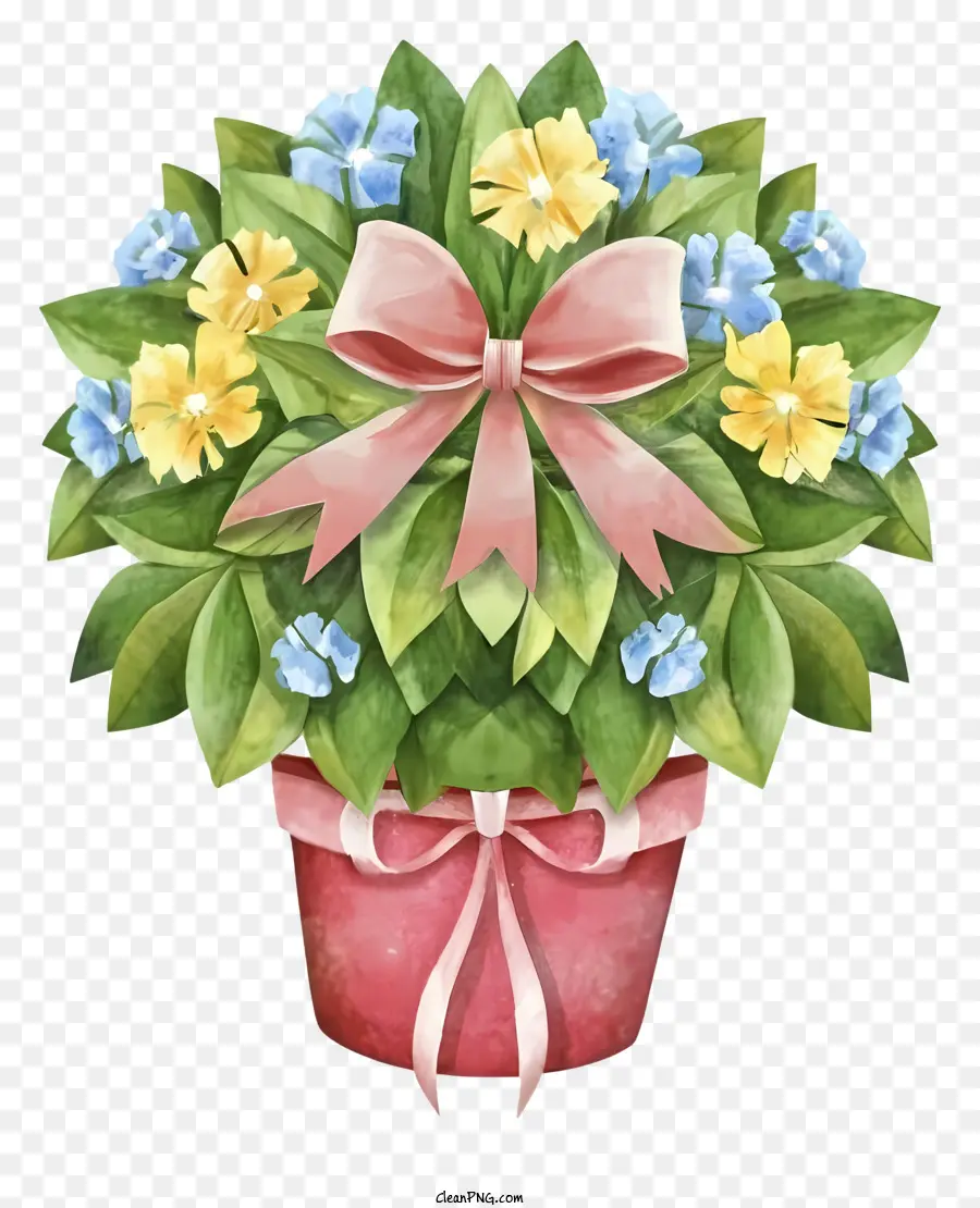 La Historieta，Maceta De Flores PNG