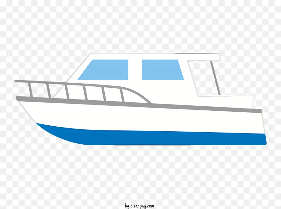 Barco，Blanco Y Azul PNG