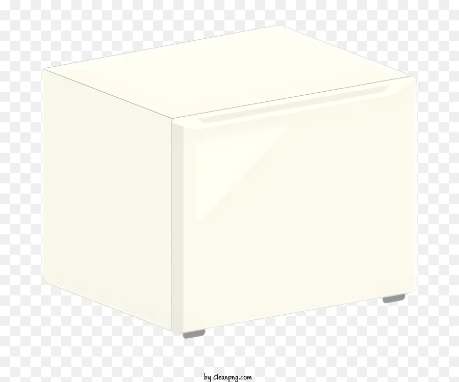 Blanco Refrigerador，Pequeña Forma Cuadrada PNG