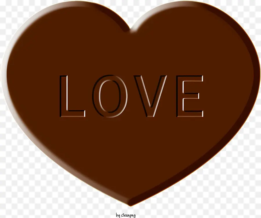 Corazón De Chocolate，El Amor PNG