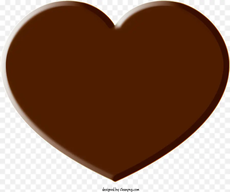 Palabras Clave Corazón De Chocolate，Fondo Amarillo PNG