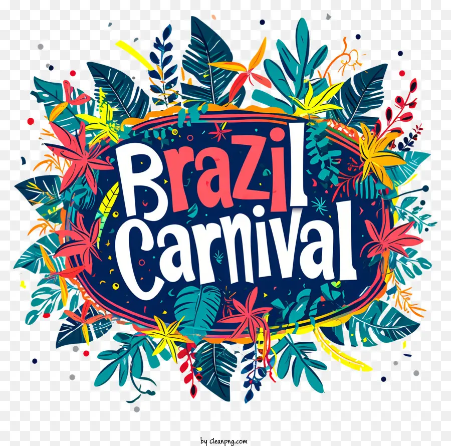 El Carnaval De Brasil，Hojas PNG