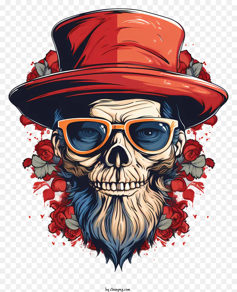 Calavera Retro En Panamá Vector，Bien PNG