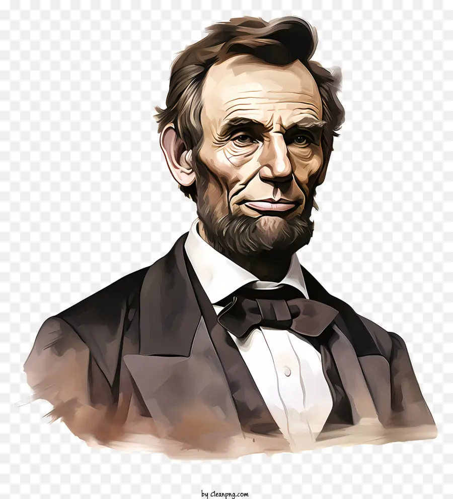 Acuarela Abraham Lincoln，Abraham Lincoln PNG