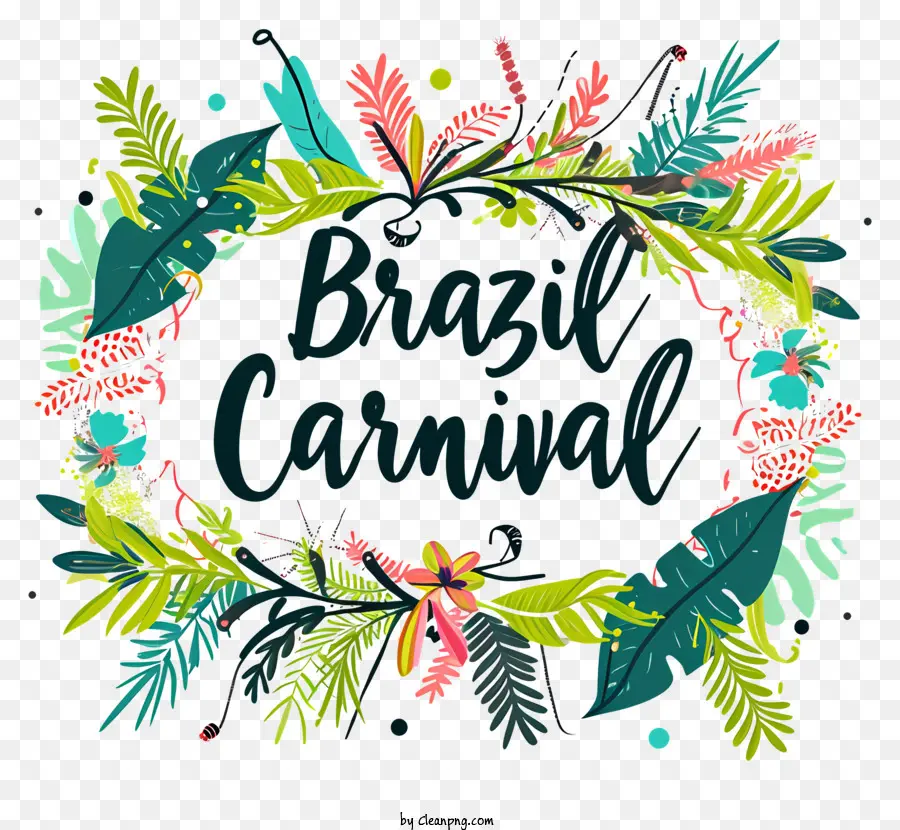 El Carnaval De Brasil，Floral Corona PNG