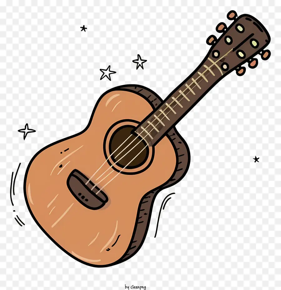 La Historieta，Guitarra Acústica PNG