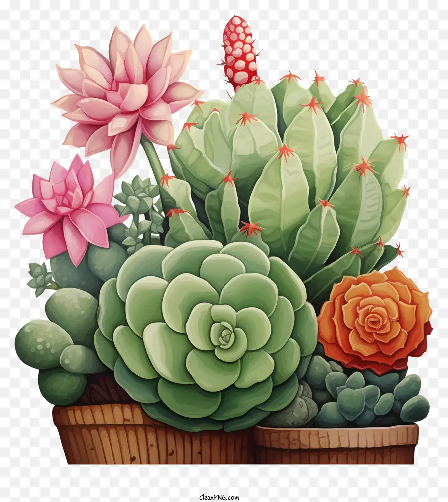 Suculentas，Cactus PNG