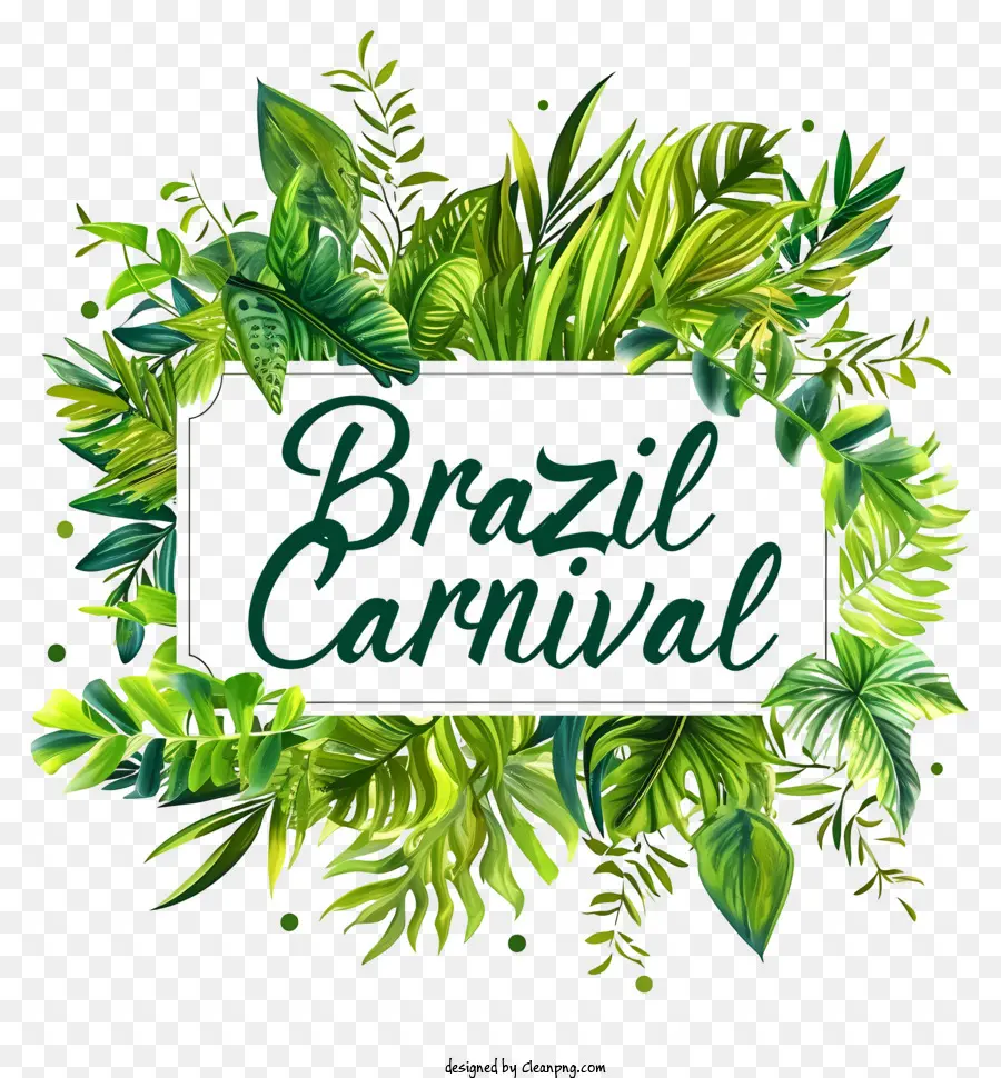 El Carnaval De Brasil，Tropical Hojas PNG