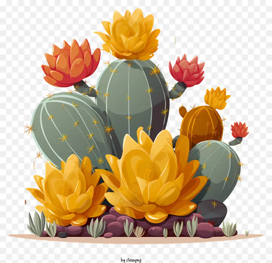 Suculentas Realistas，Plantas De Cactus PNG