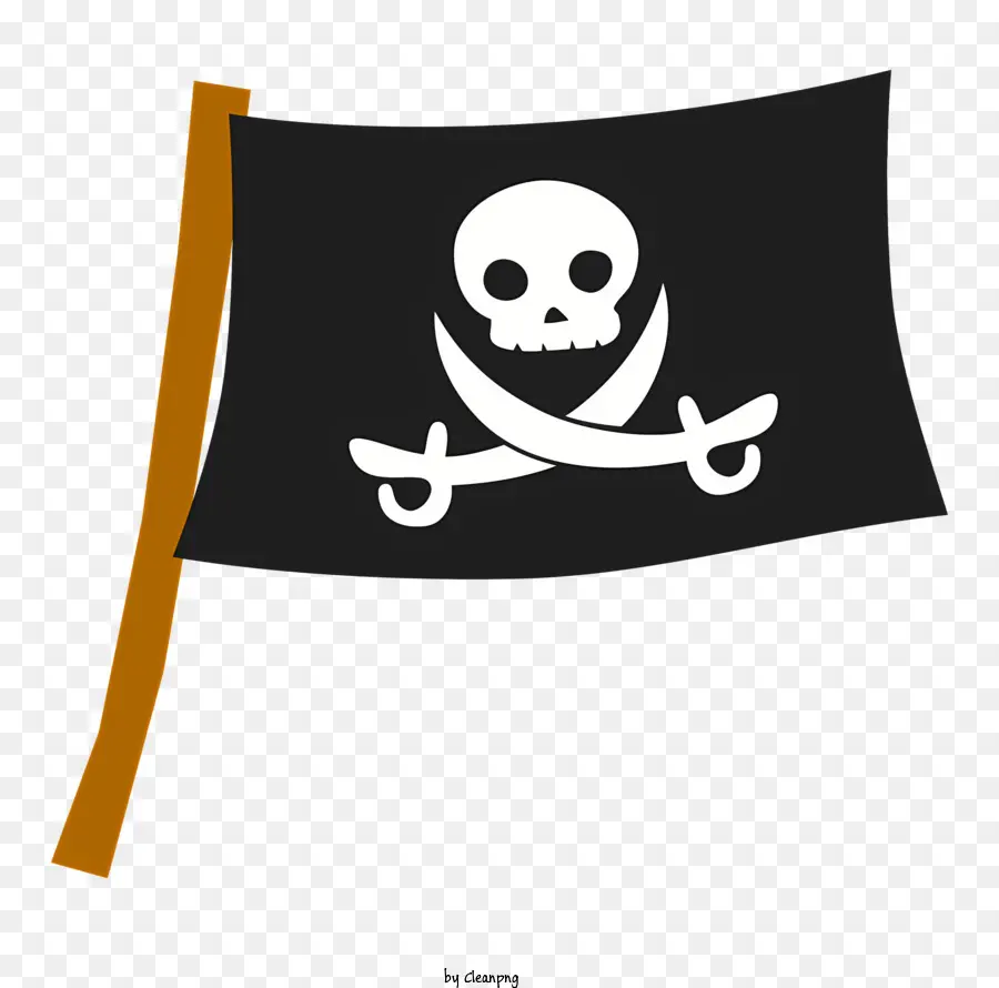 Pirate Flag，Cráneo Y Bandera Pirata De La Bandera PNG