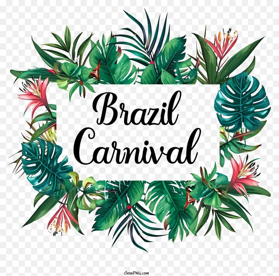 El Carnaval De Brasil，Tropical Hojas PNG