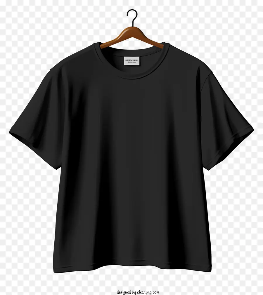 Negro Camiseta，Llanura Camiseta Negra PNG